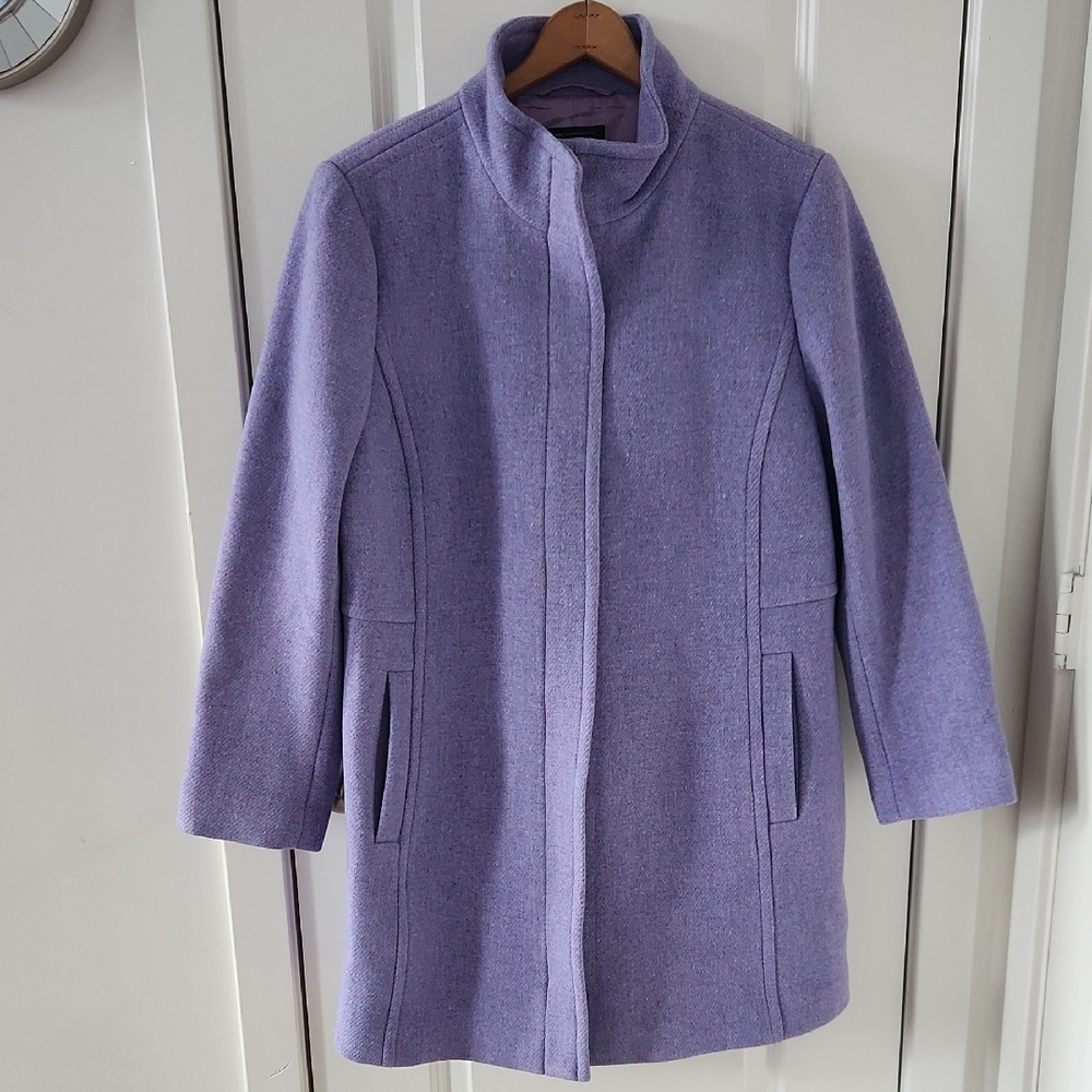 Talbots Purple Coat XL